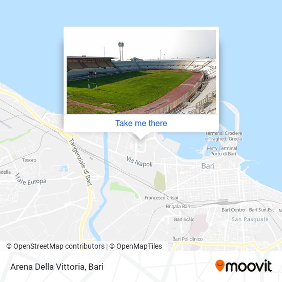 Arena Della Vittoria map