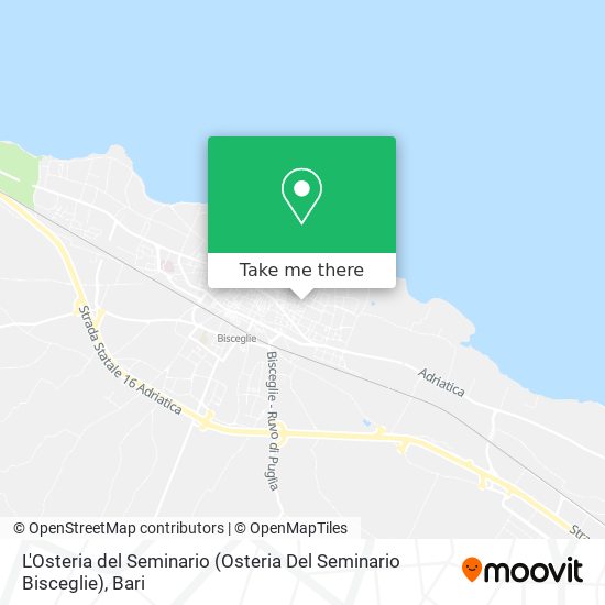 L'Osteria del Seminario (Osteria Del Seminario Bisceglie) map