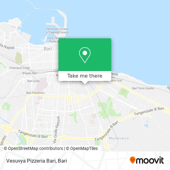 Vesuvya Pizzeria Bari map