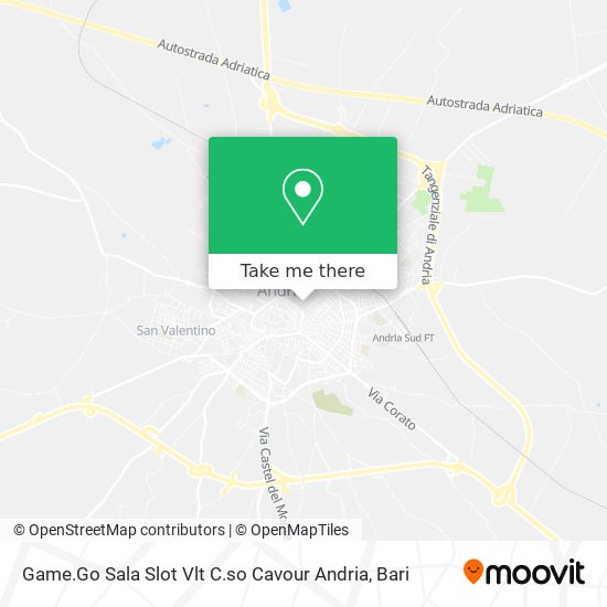 Game.Go Sala Slot Vlt C.so Cavour Andria map