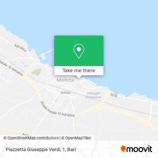 Piazzetta Giuseppe Verdi, 1 map