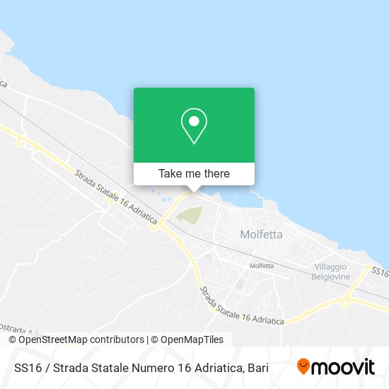 SS16 / Strada Statale Numero 16 Adriatica map