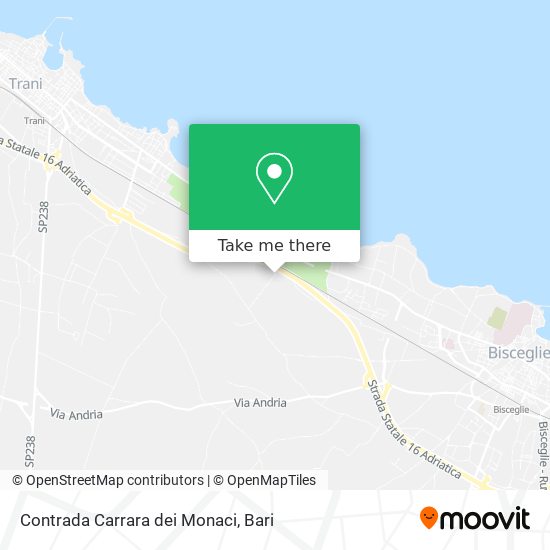 Contrada Carrara dei Monaci map