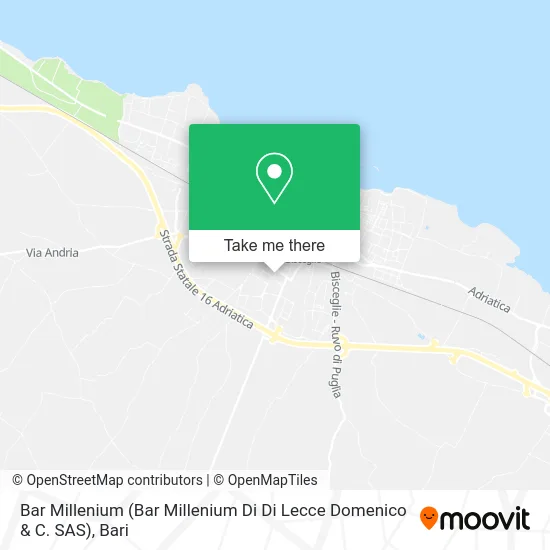 Bar Millenium (Bar Millenium Di Di Lecce Domenico & C. SAS) map