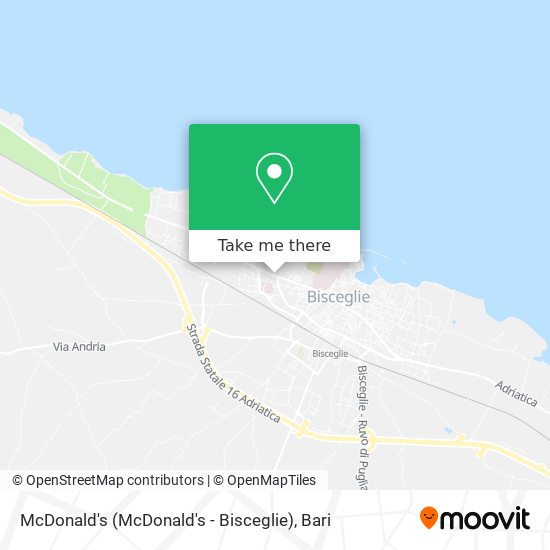 McDonald's (McDonald's - Bisceglie) map