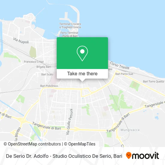 De Serio Dr. Adolfo - Studio Oculistico De Serio map