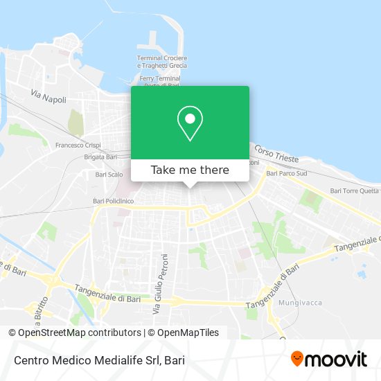 Centro Medico Medialife Srl map