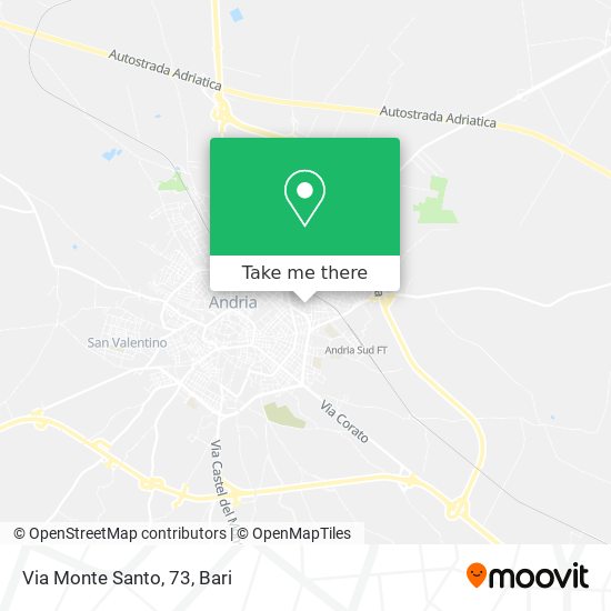 Via Monte Santo, 73 map