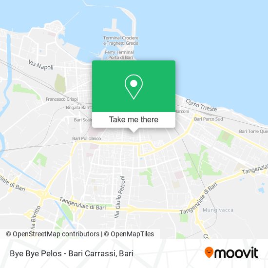 Bye Bye Pelos - Bari Carrassi map