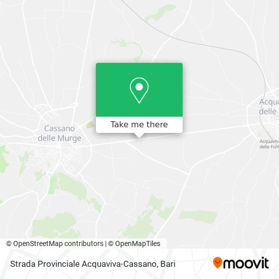 Strada Provinciale Acquaviva-Cassano map