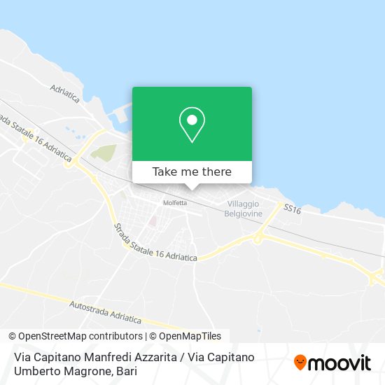 Via Capitano Manfredi Azzarita / Via Capitano Umberto Magrone map
