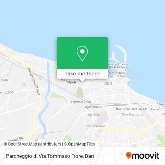 Parcheggio di Via Tommaso Fiore map