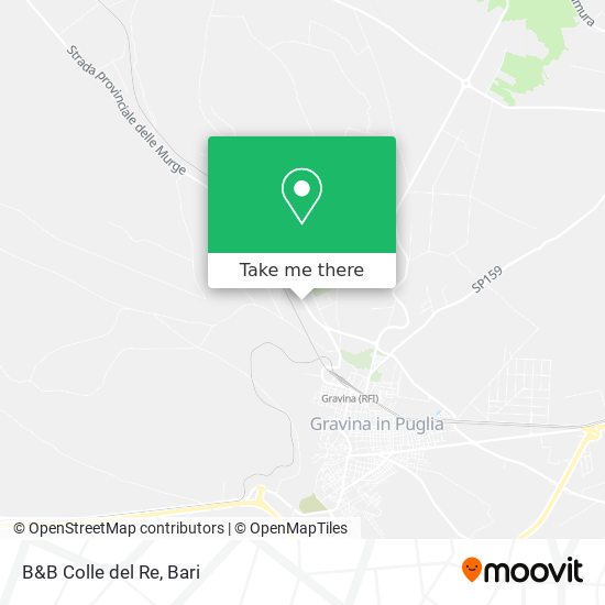 B&B Colle del Re map