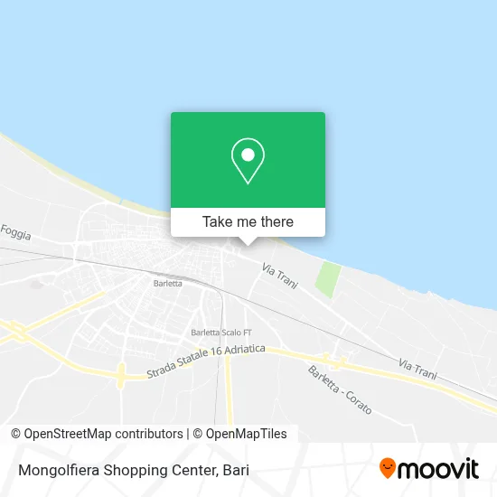 Mongolfiera Shopping Center map