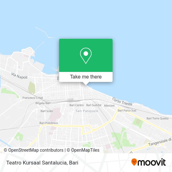 Teatro Kursaal Santalucia map
