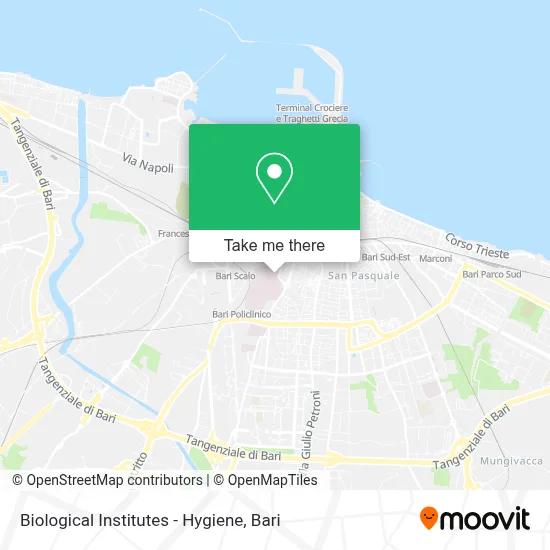 Biological Institutes - Hygiene map