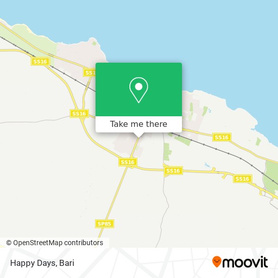 Happy Days map