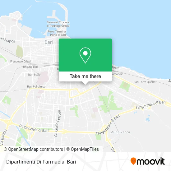 Dipartimenti Di Farmacia map