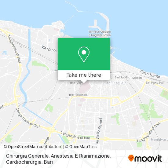 Chirurgia Generale, Anestesia E Rianimazione, Cardiochirurgia map