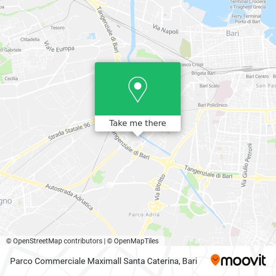 Parco Commerciale Maximall Santa Caterina map