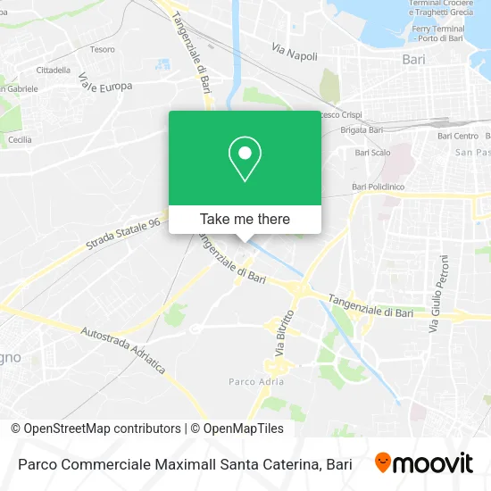 Parco Commerciale Maximall Santa Caterina map