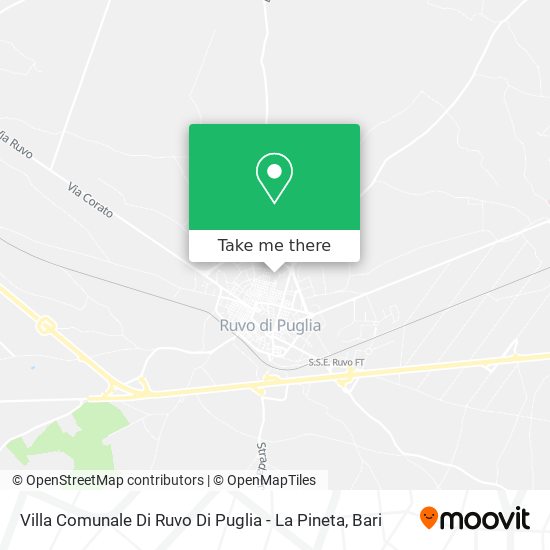 Villa Comunale Di Ruvo Di Puglia - La Pineta map