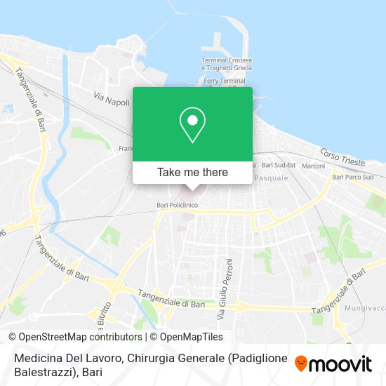 Medicina Del Lavoro, Chirurgia Generale (Padiglione Balestrazzi) map