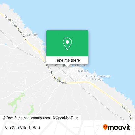 Via San Vito  1 map