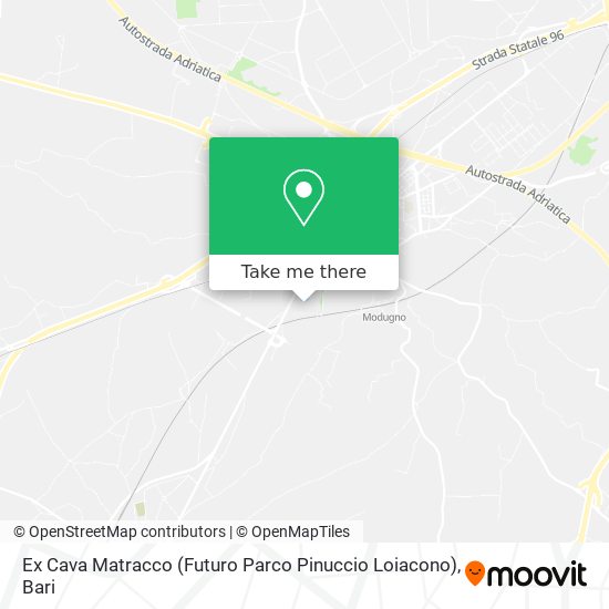 Ex Cava Matracco (Futuro Parco Pinuccio Loiacono) map