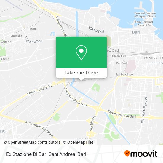 Ex Stazione Di Bari Sant'Andrea map