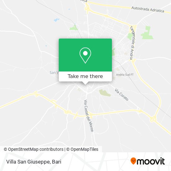 Villa San Giuseppe map