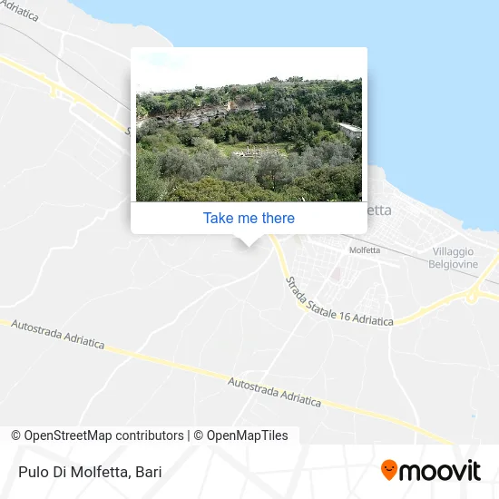 Molfetta Sinkhole map