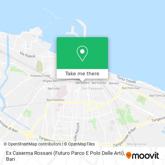 Ex Caserma Rossani (Futuro Parco E Polo Delle Arti) map