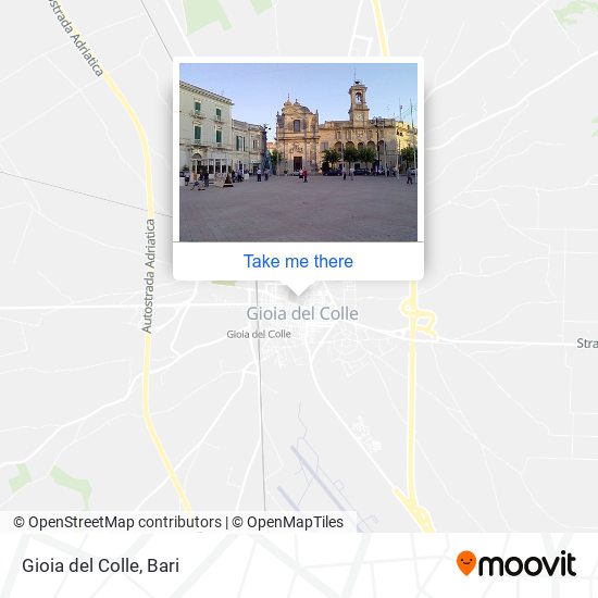 Gioia del Colle map