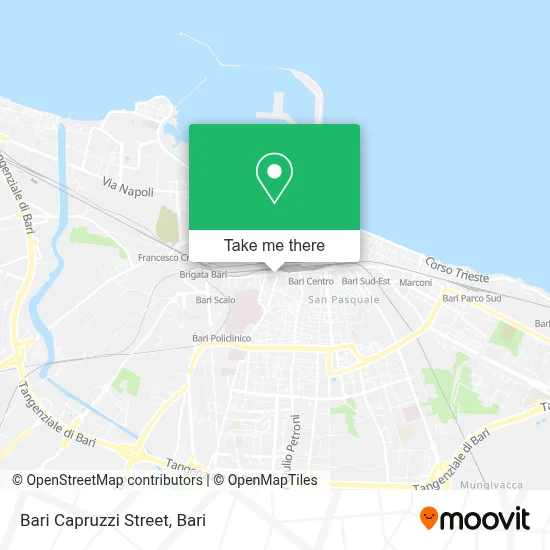 Bari Capruzzi Street map