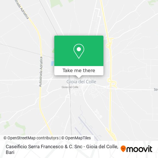 Caseificio Serra Francesco & C. Snc - Gioia del Colle map