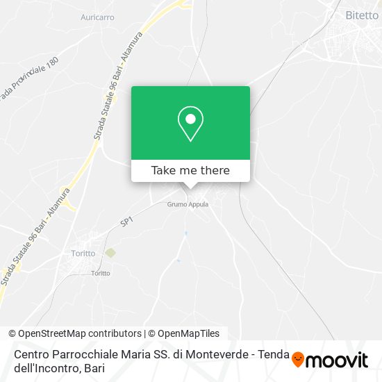 Centro Parrocchiale Maria SS. di Monteverde - Tenda dell'Incontro map