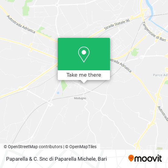 Paparella & C. Snc di Paparella Michele map
