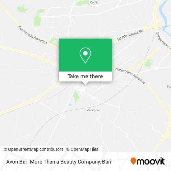 Avon Bari More Than a Beauty Company map