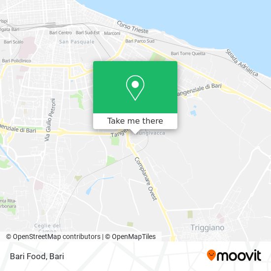 Bari Food map