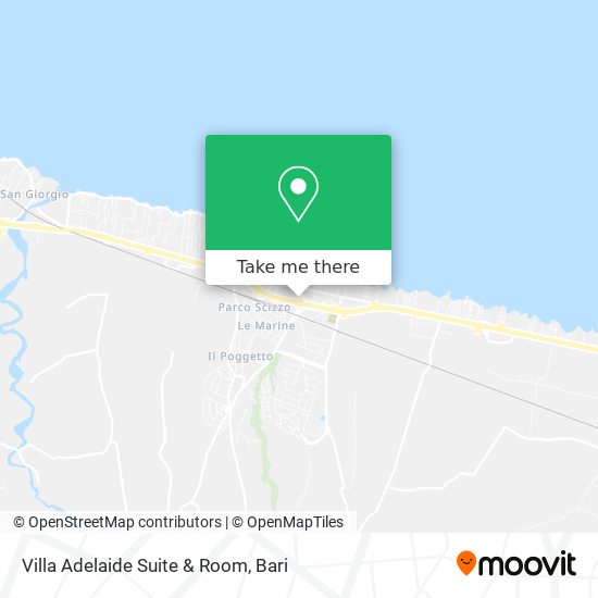 Villa Adelaide Suite & Room map
