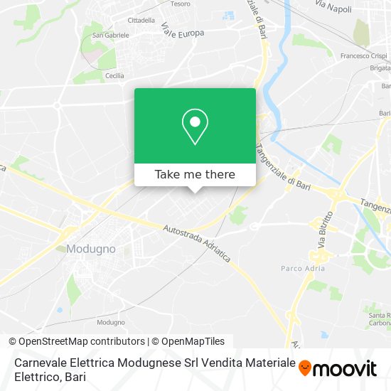 Carnevale Elettrica Modugnese Srl Vendita Materiale Elettrico map