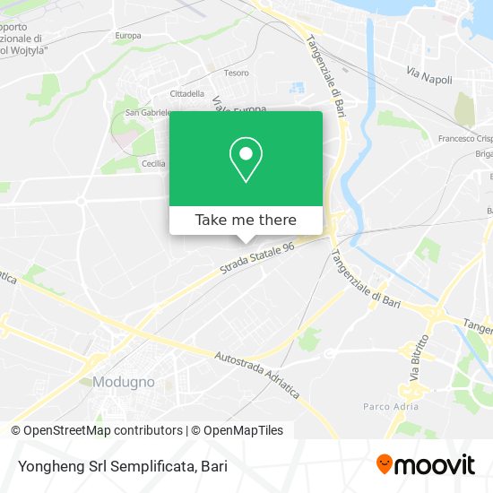 Yongheng Srl Semplificata map