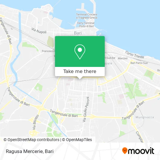 Ragusa Merceries map