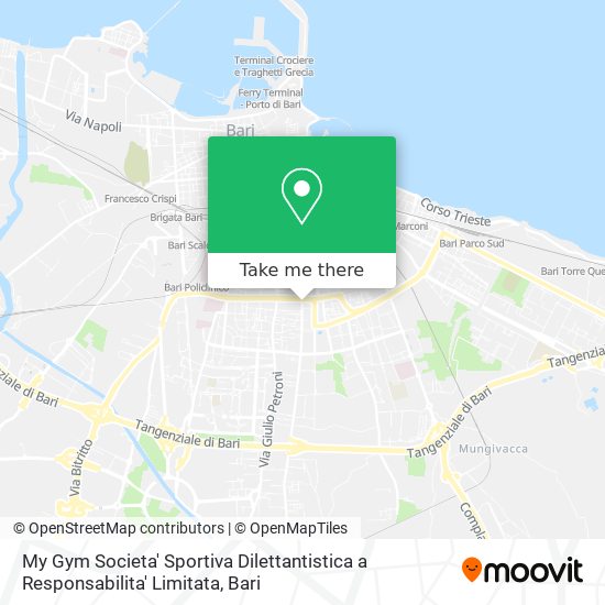 My Gym Societa' Sportiva Dilettantistica a Responsabilita' Limitata map