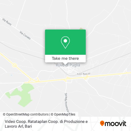 Video Coop. Ratataplan Coop. di Produzione e Lavoro Arl map