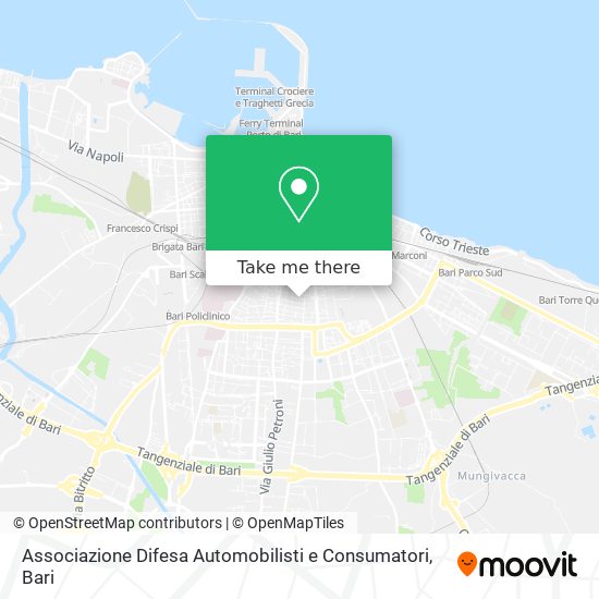 Associazione Difesa Automobilisti e Consumatori map