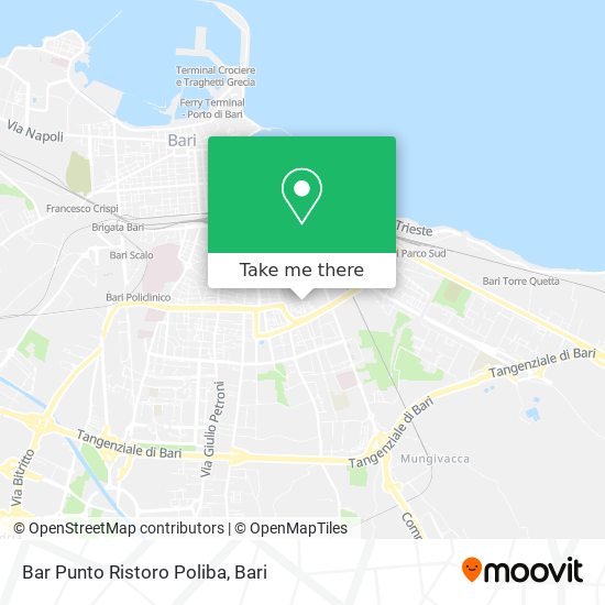 Bar Punto Ristoro Poliba map