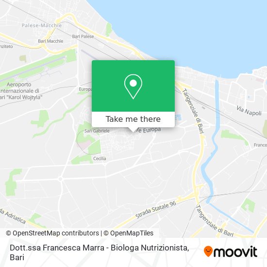 Dott.ssa Francesca Marra - Biologa Nutrizionista map