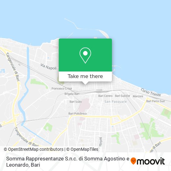 Somma Rappresentanze S.n.c. di Somma Agostino e Leonardo map